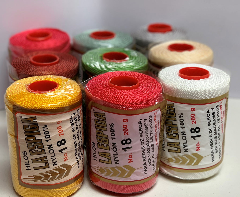 Embroiderymaterial Paquete combinado de hilo de algodón de ganchillo para  tejer y hacer manualidades (10 rollos de 0.71 oz cada rollo)