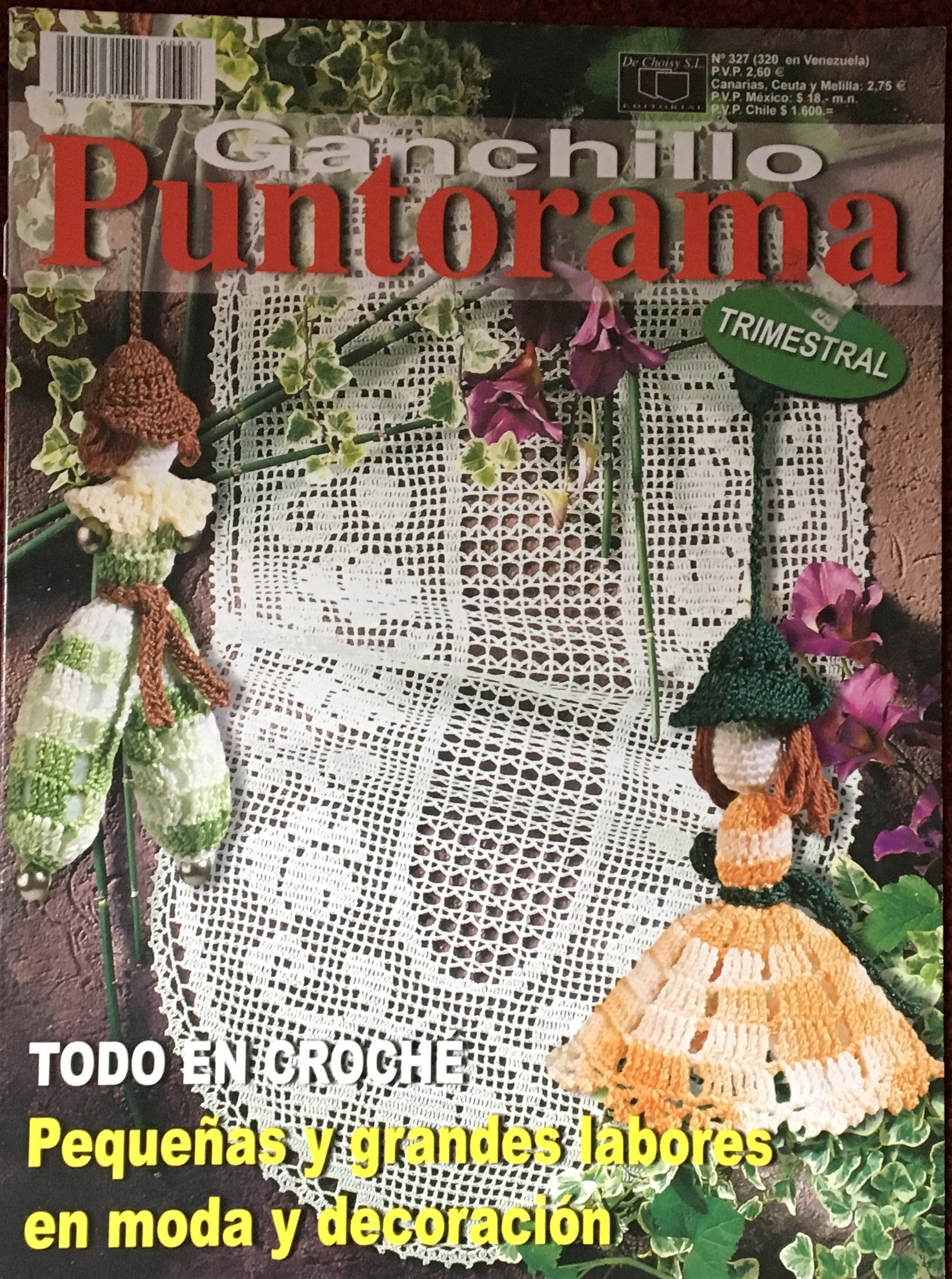 GANCHILLO Revista para Crochet de Ganchillo Artistico y Puntorama -   México